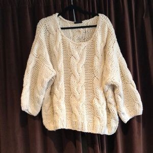 VICI Collection chunky cream sweater